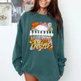 Retro Groovy Baseball Mom Family Matching Women Comfort Colors Sweatshirt Chalky Mint Retro Groovy Baseball Mom Family Matching Women Comfort Colors Sweatshirt Chalky Mint