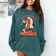Retro Just Here For The Hotdogs Baseball Mom Sport Lover Comfort Colors Sweatshirt Chalky Mint Retro Just Here For The Hotdogs Baseball Mom Sport Lover Comfort Colors Sweatshirt Chalky Mint