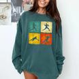 Retro Style Baseball Lover Playing Men Women Kids Baseball Comfort Colors Sweatshirt Chalky Mint Retro Style Baseball Lover Playing Men Women Kids Baseball Comfort Colors Sweatshirt Chalky Mint