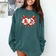 Six Seven 67 Meme Baseball Coquette Bow Valentine Comfort Colors Sweatshirt Chalky Mint Six Seven 67 Meme Baseball Coquette Bow Valentine Comfort Colors Sweatshirt Chalky Mint