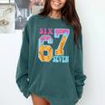 Six Seven Drip Baseball Player Number 67 Or 67th Birthday Comfort Colors Sweatshirt Chalky Mint Six Seven Drip Baseball Player Number 67 Or 67th Birthday Comfort Colors Sweatshirt Chalky Mint