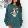 Skeleton Baseball Drip Boys Ice Cream Drip Youth Baseball Comfort Colors Sweatshirt Chalky Mint Skeleton Baseball Drip Boys Ice Cream Drip Youth Baseball Comfort Colors Sweatshirt Chalky Mint