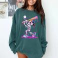 Skeleton Baseball Drip Boys Youth Kids Halloween Comfort Colors Sweatshirt Chalky Mint Skeleton Baseball Drip Boys Youth Kids Halloween Comfort Colors Sweatshirt Chalky Mint
