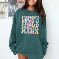 Somebody's Loud & Proud Baseball Mom Mama Sport Cute Comfort Colors Sweatshirt Chalky Mint