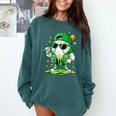 St Patrick Day Baseball Drip Ice Cream Men Boys Kids Comfort Colors Sweatshirt Chalky Mint St Patrick Day Baseball Drip Ice Cream Men Boys Kids Comfort Colors Sweatshirt Chalky Mint