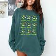 St Patricks Day Baseball Ice Cream Boys Baseball Player Comfort Colors Sweatshirt Chalky Mint