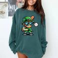 St Patricks Day Leprechaun Baseball Saint Paddys Boys Men Comfort Colors Sweatshirt Chalky Mint St Patricks Day Leprechaun Baseball Saint Paddys Boys Men Comfort Colors Sweatshirt Chalky Mint