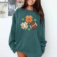 St Patricks Day Shamrock Basketball Baseball Irish Boys Men Comfort Colors Sweatshirt Chalky Mint St Patricks Day Shamrock Basketball Baseball Irish Boys Men Comfort Colors Sweatshirt Chalky Mint