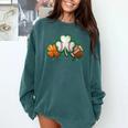 St Patricks Day Shamrock Sports Baseball Basketball Football Comfort Colors Sweatshirt Chalky Mint St Patricks Day Shamrock Sports Baseball Basketball Football Comfort Colors Sweatshirt Chalky Mint