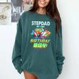 Stepdad Of The Birthday Boy Baseball Football Colorful Comfort Colors Sweatshirt Chalky Mint Stepdad Of The Birthday Boy Baseball Football Colorful Comfort Colors Sweatshirt Chalky Mint