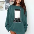 Texted First Bruh Seen Message Valentine's Day Humor Raglan Baseball Tee Comfort Colors Sweatshirt Chalky Mint Texted First Bruh Seen Message Valentine's Day Humor Raglan Baseball Tee Comfort Colors Sweatshirt Chalky Mint