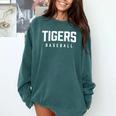 Tigers Baseball Inspired Comfort Colors Sweatshirt Chalky Mint Tigers Baseball Inspired Comfort Colors Sweatshirt Chalky Mint