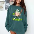 Toddler Baseball Drip Ice Cream Boys Kids St Patricks Day Comfort Colors Sweatshirt Chalky Mint Toddler Baseball Drip Ice Cream Boys Kids St Patricks Day Comfort Colors Sweatshirt Chalky Mint