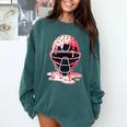 Valentine Baseball Catcher Mask Ice Cream Drip Tee For Boys Comfort Colors Sweatshirt Chalky Mint Valentine Baseball Catcher Mask Ice Cream Drip Tee For Boys Comfort Colors Sweatshirt Chalky Mint