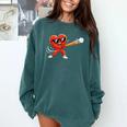 Valentine Baseball Heart Sport Valentines Day Men Boys Kids Comfort Colors Sweatshirt Chalky Mint Valentine Baseball Heart Sport Valentines Day Men Boys Kids Comfort Colors Sweatshirt Chalky Mint