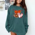 Valentines Baseball Basketball Football Heart Boy Men Comfort Colors Sweatshirt Chalky Mint Valentines Baseball Basketball Football Heart Boy Men Comfort Colors Sweatshirt Chalky Mint