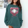 Valentines Baseball Boys Ice Cream Drip Heart Youth Kids Comfort Colors Sweatshirt Chalky Mint Valentines Baseball Boys Ice Cream Drip Heart Youth Kids Comfort Colors Sweatshirt Chalky Mint