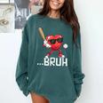 Valentines Bruh Red Heart Playing Baseball Men Boys Kids Comfort Colors Sweatshirt Chalky Mint Valentines Bruh Red Heart Playing Baseball Men Boys Kids Comfort Colors Sweatshirt Chalky Mint