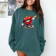 Valentines Day Baseball Dabbing Red Heart Love Boys Comfort Colors Sweatshirt Chalky Mint Valentines Day Baseball Dabbing Red Heart Love Boys Comfort Colors Sweatshirt Chalky Mint
