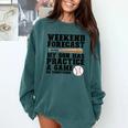 Weekend Forecast My Son Has Practice Baseball Mom Comfort Colors Sweatshirt Chalky Mint Weekend Forecast My Son Has Practice Baseball Mom Comfort Colors Sweatshirt Chalky Mint