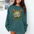 Women's Baseball Life Style 101 Apparel Youth Drip Baseball Boys Kid Comfort Colors Sweatshirt Chalky Mint Women's Baseball Life Style 101 Apparel Youth Drip Baseball Boys Kid Comfort Colors Sweatshirt Chalky Mint