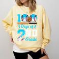 100 Days Of 2nd Grade Baseball 100th Day Of School Boys Kids Comfort Colors Sweatshirt Blue Spruce 100 Days Of 2nd Grade Baseball 100th Day Of School Boys Kids Comfort Colors Sweatshirt Blue Spruce