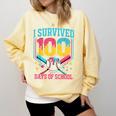 100 Days Of School Baseball Drip 100 Days Boy Girl Kids Comfort Colors Sweatshirt Blue Spruce 100 Days Of School Baseball Drip 100 Days Boy Girl Kids Comfort Colors Sweatshirt Blue Spruce