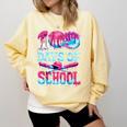 100 Days Of School Baseball Ice Cream Drip For Boys Kid Comfort Colors Sweatshirt Blue Spruce