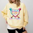 100 Days Of School Boy Kids Baseball Ice Cream Drip Teacher Comfort Colors Sweatshirt Blue Spruce 100 Days Of School Boy Kids Baseball Ice Cream Drip Teacher Comfort Colors Sweatshirt Blue Spruce
