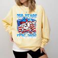 250 Years 1776 2026 250th Baseball American Flag 4th Of July Comfort Colors Sweatshirt Blue Spruce 250 Years 1776 2026 250th Baseball American Flag 4th Of July Comfort Colors Sweatshirt Blue Spruce