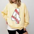 4 Laces 4th Birthday Boy Four Years Baseball Mom T-Shirt Comfort Colors Sweatshirt Blue Spruce