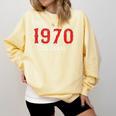 55 Year Old 1970 Classic Baseball Fan 55th Birthday Comfort Colors Sweatshirt Blue Spruce 55 Year Old 1970 Classic Baseball Fan 55th Birthday Comfort Colors Sweatshirt Blue Spruce
