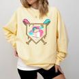 5th Fifth Birthday Baseball Bat Ice-Cream Drip 5yrs Old Boys Comfort Colors Sweatshirt Blue Spruce 5th Fifth Birthday Baseball Bat Ice-Cream Drip 5yrs Old Boys Comfort Colors Sweatshirt Blue Spruce