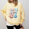 6 7 Baseball Six Seven Meme 67 Hands Kids Men Women Comfort Colors Sweatshirt Blue Spruce 6 7 Baseball Six Seven Meme 67 Hands Kids Men Women Comfort Colors Sweatshirt Blue Spruce