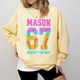 6 7 Mason Baseball Drip Comfort Colors Sweatshirt Blue Spruce 6 7 Mason Baseball Drip Comfort Colors Sweatshirt Blue Spruce