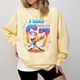 I Was 6 Now I'm 7 Baseball Birthday Boy For Teens Kids Comfort Colors Sweatshirt Blue Spruce I Was 6 Now I'm 7 Baseball Birthday Boy For Teens Kids Comfort Colors Sweatshirt Blue Spruce