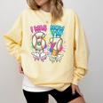 I Was 6 Now I'm 7 Baseball Drip 67 Birthday Boy 7th Birthday Comfort Colors Sweatshirt Blue Spruce I Was 6 Now I'm 7 Baseball Drip 67 Birthday Boy 7th Birthday Comfort Colors Sweatshirt Blue Spruce