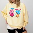 I Was 6 Now I'm 7 Birthday Baseball Drip For Boys Kid Comfort Colors Sweatshirt Blue Spruce I Was 6 Now I'm 7 Birthday Baseball Drip For Boys Kid Comfort Colors Sweatshirt Blue Spruce