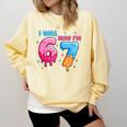 I Was 6 Now I'm 7 Meme Six Seven Baseball 7th Birthday Comfort Colors Sweatshirt Blue Spruce I Was 6 Now I'm 7 Meme Six Seven Baseball 7th Birthday Comfort Colors Sweatshirt Blue Spruce