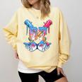 67 Baseball Drip Birthday Boy For Men Boys Kids Youth Comfort Colors Sweatshirt Blue Spruce