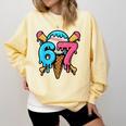 67 Baseball Ice Cream Drip Player Comfort Colors Sweatshirt Blue Spruce 67 Baseball Ice Cream Drip Player Comfort Colors Sweatshirt Blue Spruce