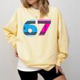 67 Crayon Cool Baseball Crayon 6 7 67 Comfort Colors Sweatshirt Blue Spruce