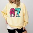 67 Ice Cream Drip Baseball Gen Alpha Slang Six Seven Meme Comfort Colors Sweatshirt Blue Spruce 67 Ice Cream Drip Baseball Gen Alpha Slang Six Seven Meme Comfort Colors Sweatshirt Blue Spruce
