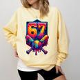 67 Meme Trendy Baseball Number 67 Player Six Seven Comfort Colors Sweatshirt Blue Spruce 67 Meme Trendy Baseball Number 67 Player Six Seven Comfort Colors Sweatshirt Blue Spruce