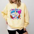 7th Birthday I Was 6 Now I'm 7 Baseball Ice Cream Drip Comfort Colors Sweatshirt Blue Spruce 7th Birthday I Was 6 Now I'm 7 Baseball Ice Cream Drip Comfort Colors Sweatshirt Blue Spruce