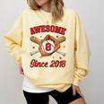 8 Year Old Boys Awesome Since 2018 Baseball Birthday Comfort Colors Sweatshirt Blue Spruce 8 Year Old Boys Awesome Since 2018 Baseball Birthday Comfort Colors Sweatshirt Blue Spruce