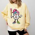 8th Birthday Baseball Ice-Cream Drip 8 Years Old Boys Girls Comfort Colors Sweatshirt Blue Spruce 8th Birthday Baseball Ice-Cream Drip 8 Years Old Boys Girls Comfort Colors Sweatshirt Blue Spruce