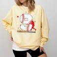 9 Years Old Baseball Birthday Boy 9th Bday Party Comfort Colors Sweatshirt Blue Spruce 9 Years Old Baseball Birthday Boy 9th Bday Party Comfort Colors Sweatshirt Blue Spruce