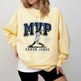 Aaron Judge 2025 AL MVP New York Baseball MLBPA Comfort Colors Sweatshirt Blue Spruce Aaron Judge 2025 AL MVP New York Baseball MLBPA Comfort Colors Sweatshirt Blue Spruce