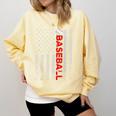 American Flag Baseball Team Baseball Player Baseball Comfort Colors Sweatshirt Blue Spruce American Flag Baseball Team Baseball Player Baseball Comfort Colors Sweatshirt Blue Spruce